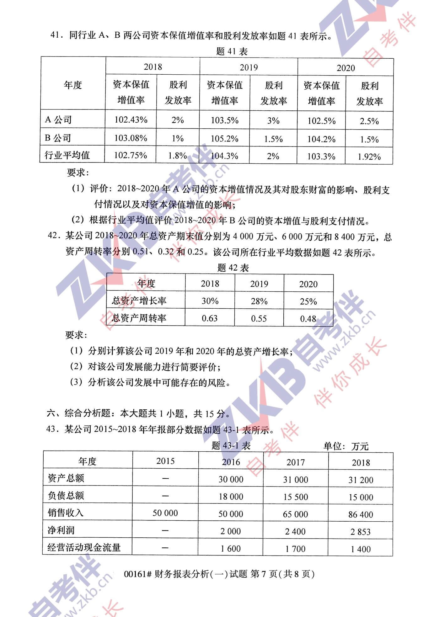 2021年10月福建自考00161財(cái)務(wù)報(bào)表分析(一)試卷